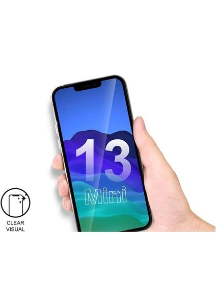 iPhone 13 Mini Ekran Koruyucu 5d iPhone 13 Mini 5.4'' Tam Kaplayan Ekran Koruyucu