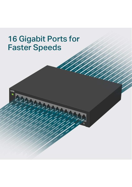 TL-SG116E, 16-Port 10/100/1000 Mbps Gigabit Unmanaged Pro Switch