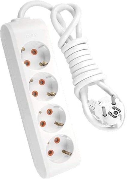Multi-Let 4lü Topraklı 2mt Kablolu (90113402)