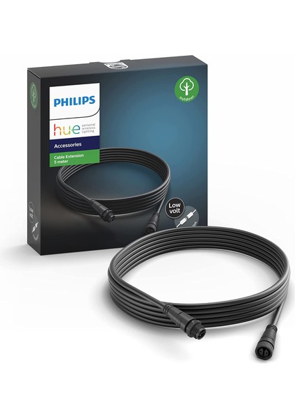 Hue Düşük Voltlu Uzatma Kablosu, Tüm Hue Calla ve Lily Dış Mekan Lambaları Için, 5 M fırsatları