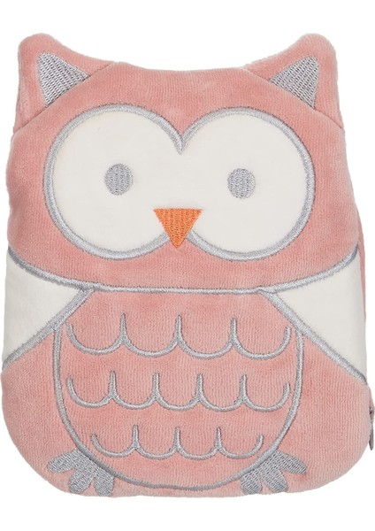 Babyjem 8681049223661 Kiraz Çekirdekli Baykuş Kadife Gaz Yastığı (Gül Kurusu)