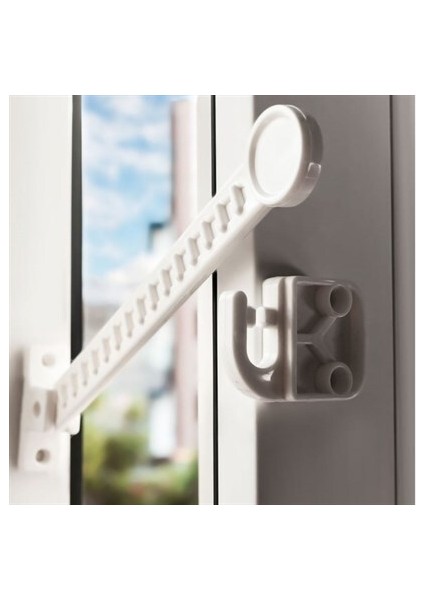 Buffer® Bebek Çocuk Evcil Hayvan Güvenlik Ayarlanabilir Koruyucu Pencere Havalandırma Kilidi