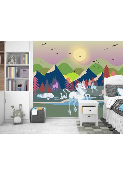 tek Parça Unicorn Duvar Kağıdı, Özel Tasarım
