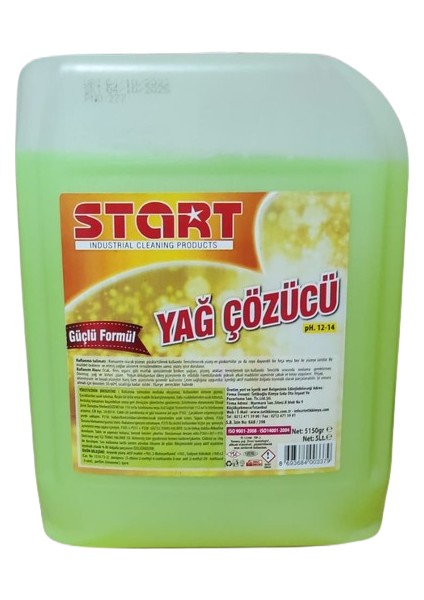 Yağ Çözücü 5 lt