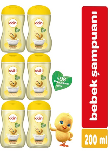Bebek Şampuanı Klasik 200ML (6 Lı Set)