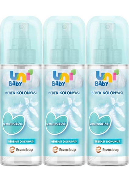 Bebek Kolonyası 150ML Nemlendiricili/bebeksi Dokunuş (3 Lü Set)