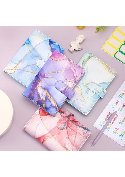 A6 Mermer Desenli Defter Bağlayıcı Bütçe Planlayıcı Para Düzenleyici (Yurt Dışından) fiyatları