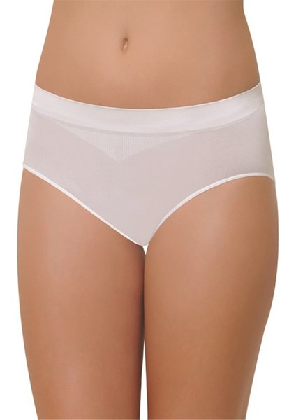 Kadın 2101016 Dikişsiz Slip Beyaz