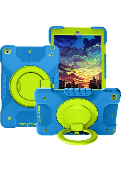 iPad Için Tablet Kılıfı - Mavi / Yeşil (Yurt Dışından) fiyatları