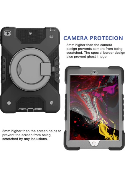 iPad Için Tablet Kılıfı - Gri (Yurt Dışından) indirimleri