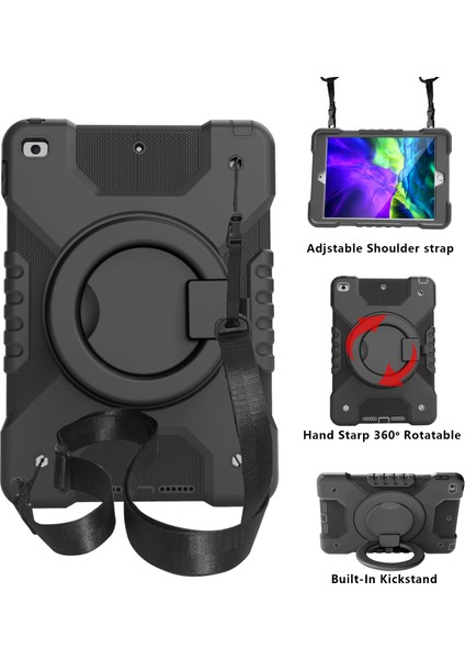 iPad Için Tablet Kılıfı - Siyah (Yurt Dışından)