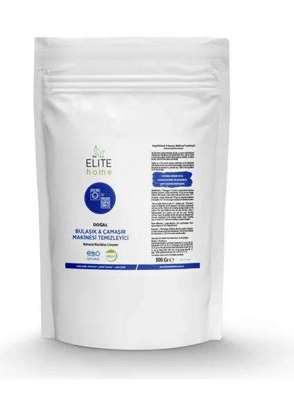 The Elite Home Doğal Çamaşır ve Bulaşık Makinesi Temizleyici 500 gr