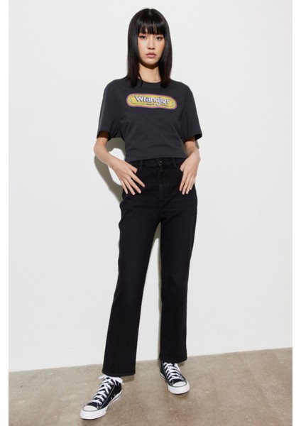 Wild West Fit Yüksek Bel Düz Paça Esnek Jean Kot Pantolon