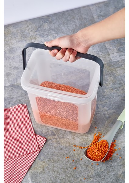 2 Adet Tutma Saplı Erzak-Bakliyat Saklama Kabı fırsatları