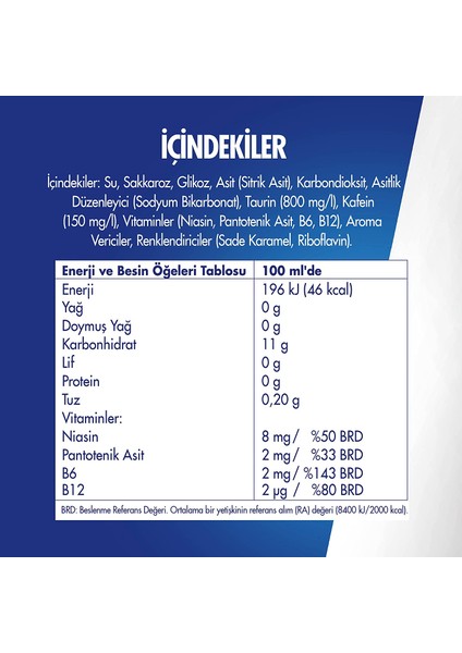 Enerji Içeceği 355 ml (24'lü Paket, 355 ml x 24 Adet)