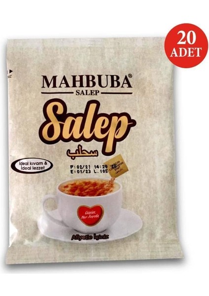 Sahlep (Salep) +Tarçınlı 20X20GR