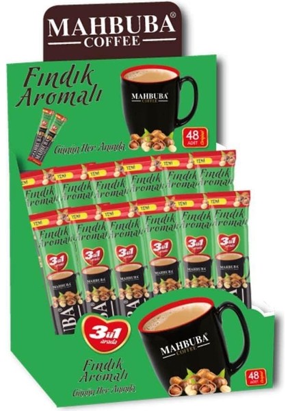 Coffee 3ü1 Arada Fındıklı Hazır Kahve 48X17GR