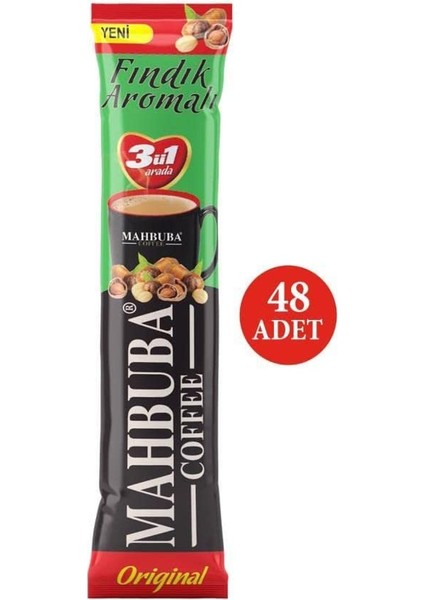 Coffee 3ü1 Arada Fındıklı Hazır Kahve 48X17GR fiyatları