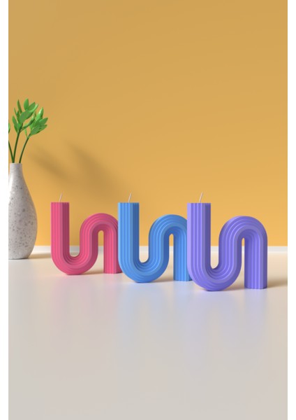 S Model Mum Silikon Kalıp - Mum Yapım Malzemeleri 10X10 cm fiyatları