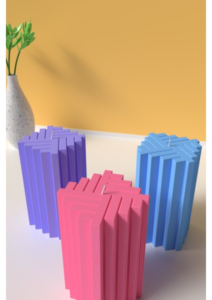 Büyük Desenli Block Mum Silikon Kalıp - Mum Yapım Malzemeleri indirimleri