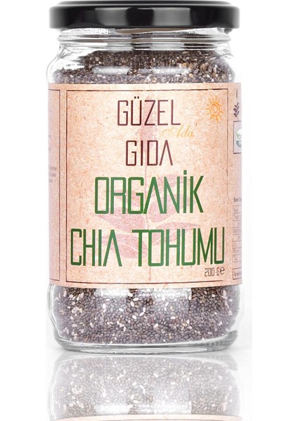 Güzel Ada Gıda Organik Chia, 200GR