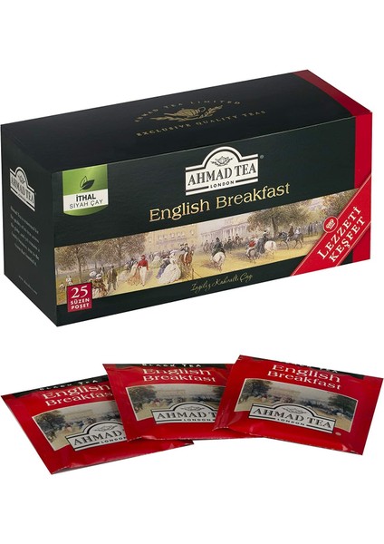 Ahmad Tea English Breakfast Bardak Poşet Çay (25'li)