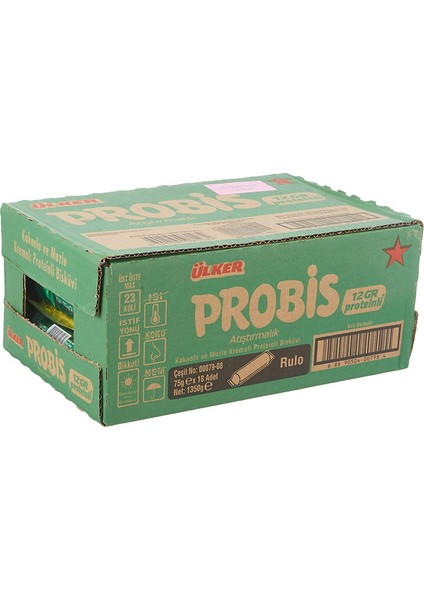 Probis Atıştırmalık Sandviç Bisküvi 75G X18 Adet