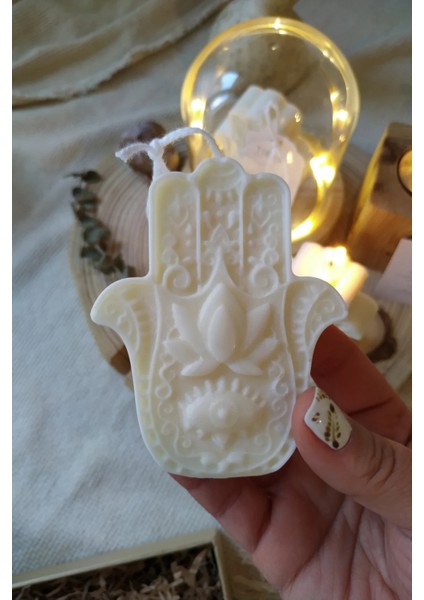Fatmanın Eli Kokulu Mum - Hamsa Kokulu Vegan Soya Wax Mumu indirimleri