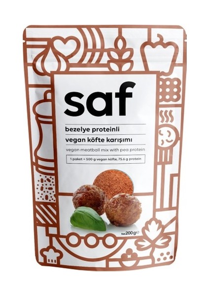 Bezelye Proteinli Bitkisel Köfte Karışımı 200 gr