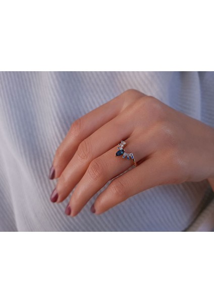 Pırlanta Mavi Rüya Taç Yüzük 0402R0008 indirimleri