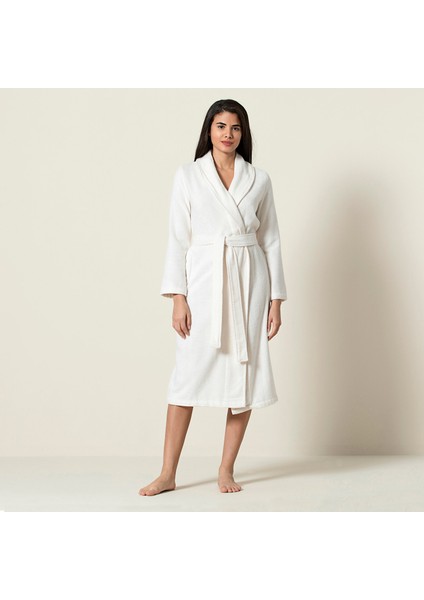 Alface Kadın Bornoz Ekru