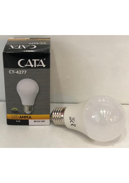 9 W Beyaz LED Ampul - ( 10 Lu Paket ) indirimleri