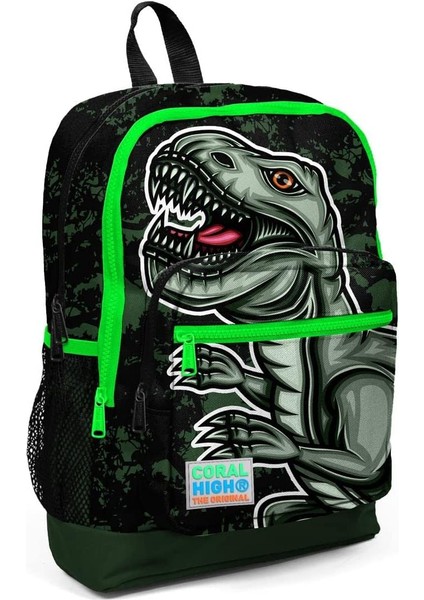 Kids Dört Bölmeli Siyah Koyu Yeşil 23725