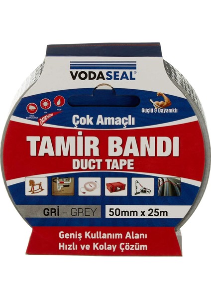 53.01.047 Tape Tamir Bandı, Gri