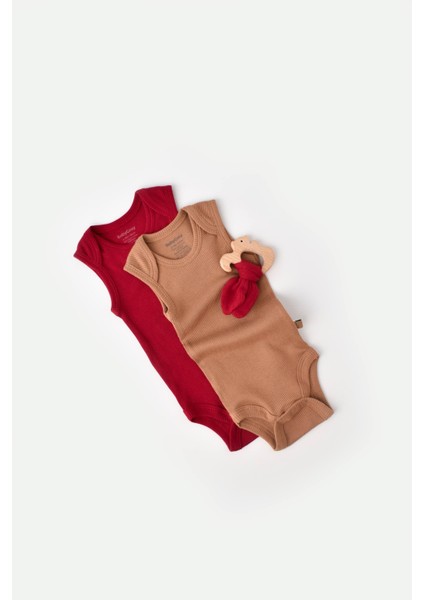 Babycosy Modal 2 Li Askılı Bebek Badi - Bebek Body - CSYM11111 - Rebebe