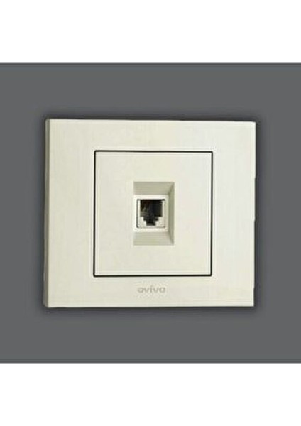 Beyaz Nümeris Telefon Prizi