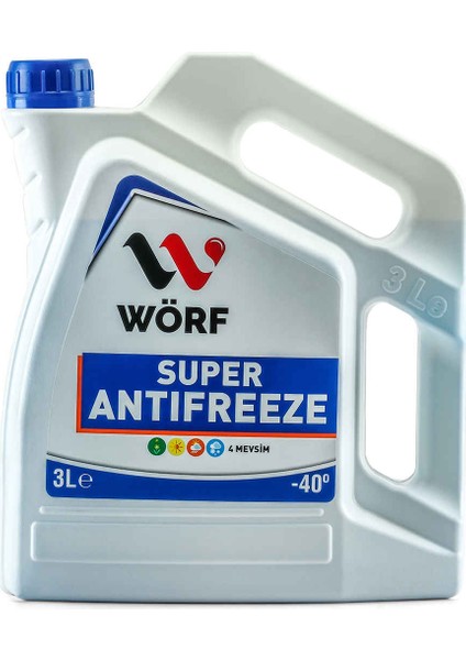 Mavi Antifiriz -40 Derece 3 Litre