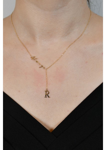 Harf Kolye 14 Ayar A052261