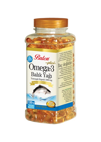 Omega 3 Balık Yağı 2 Adet