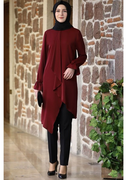 Arya Tesettür Tunik Bordo