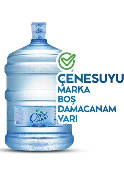 19 lt (Çenesuyu marka boş damacanam var)