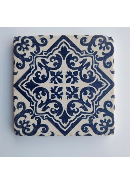 Dekoratif Figürlü Doğal Taş Banyo Gider Kapağı Süsü Tekli 10X10 cm