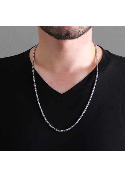 Modern Tasarım Silver Renk Çelik Erkek Zincir fiyatları