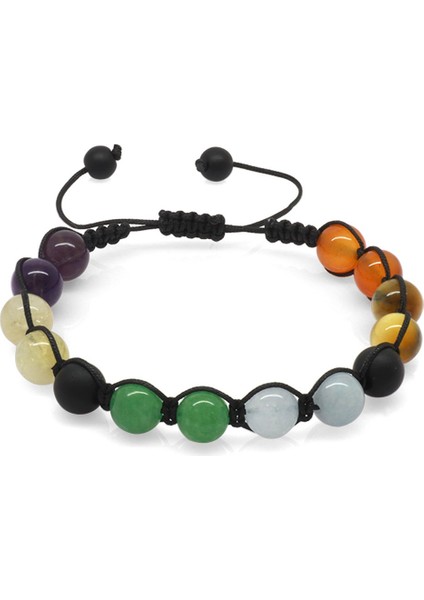 Makrome Örgülü Küre Kesim Çoklu Doğaltaş Kombinli Kadın Başarı Bilekliği fırsatları