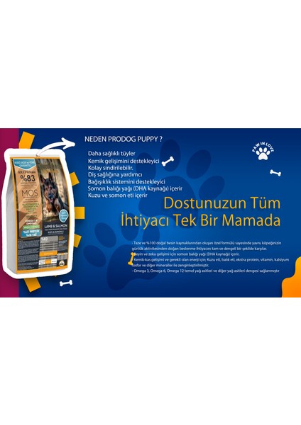 Kuzu Etli ve Somonlu Süper Premium Yetişkin Köpek Maması (15KG) indirimleri