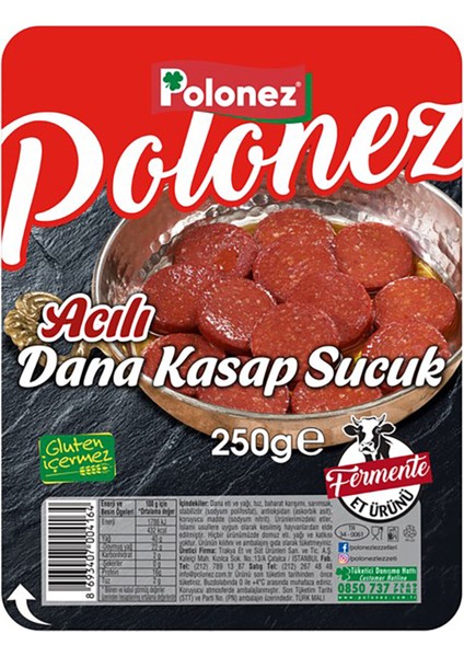 Dana Kasap Sucuk Acılı 250 G