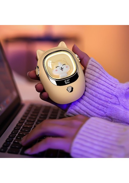 Powerbank'li El Isıtıcı Şarj Edilebilir Hazine 2'si 1 7000 Mah (Yurt Dışından)