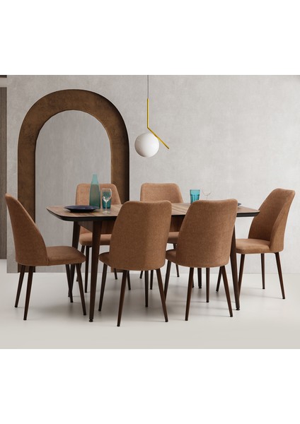 Canyon 6 Sandalyeli Mutfak Masa Takımı