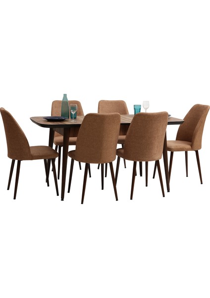 Canyon 6 Sandalyeli Mutfak Masa Takımı fırsatları