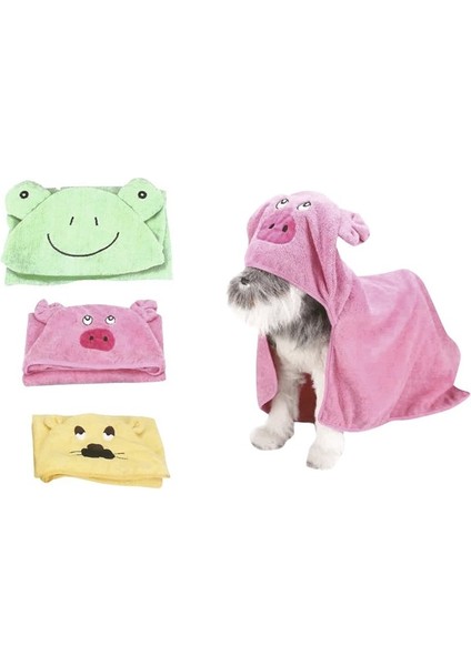 LionPets Kedi Köpek Bornozu 72 x 70 cm